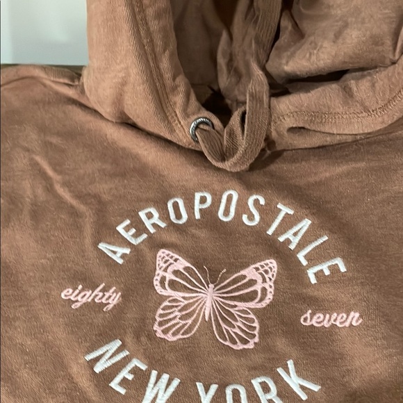 Aeropostale Brown Hoodie - Picture 2 of 9